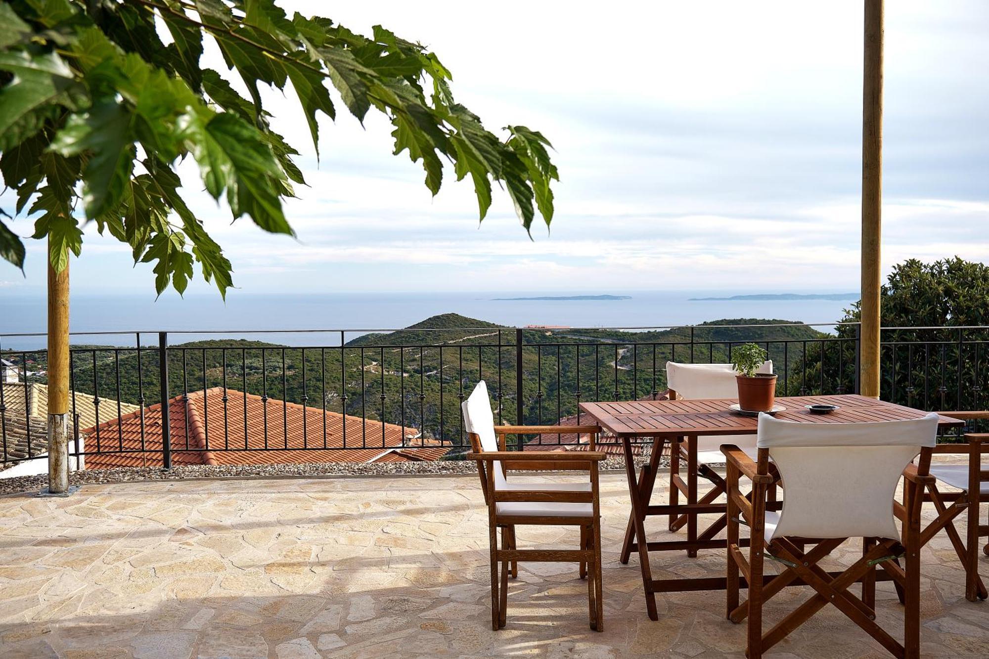 Wood And Stone Villa Parga Exterior photo